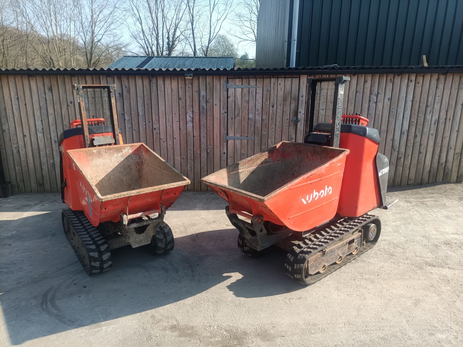 700kg Hi-tip Tracked barrows For Hire - Plant Hire in South West